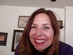 Озорные американская мама, играя с собой